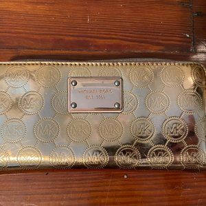 Gold Michael Kors Wallet